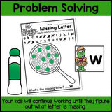 Missing Letter Activity | Letter Recognition Worksheets