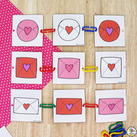 Valentine's Day Morning Tubs for Preschool