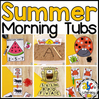 Summer Morning Tubs for Preschool