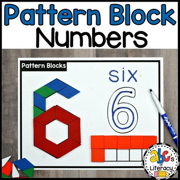 Pattern Block Number Mats – ABC's of Literacy