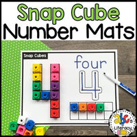 Snap Cube Number Mats